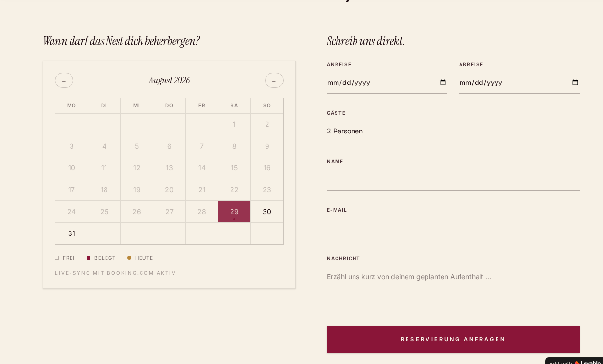 Logo & Webdesign für Ferienwohnungs-Inhaber – Beispiel 2